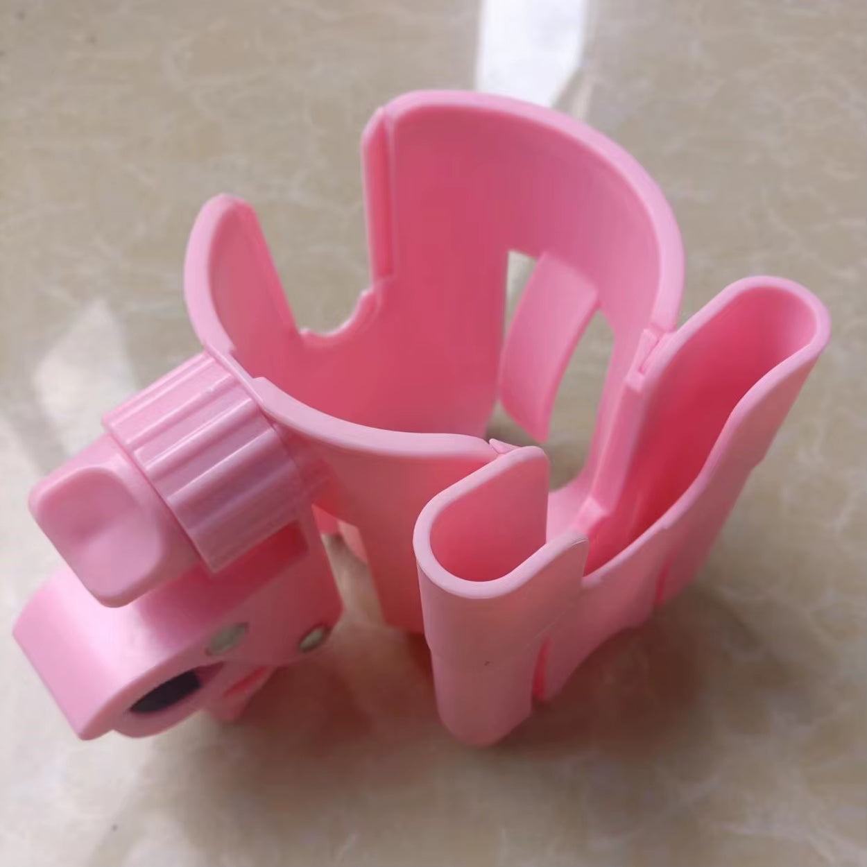 Universal Stroller Cup & Phone Holder - Beige