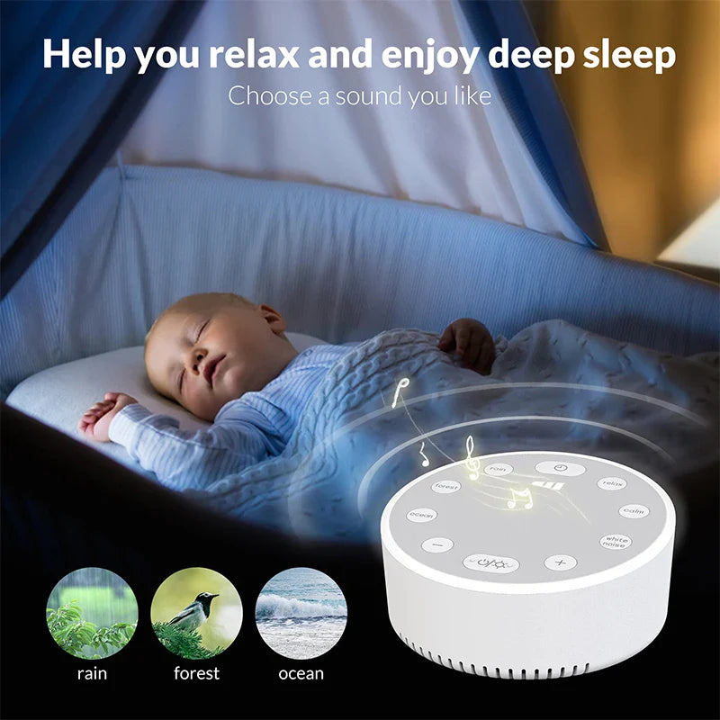Baby Sleeping Night Light + White Noise Speaker