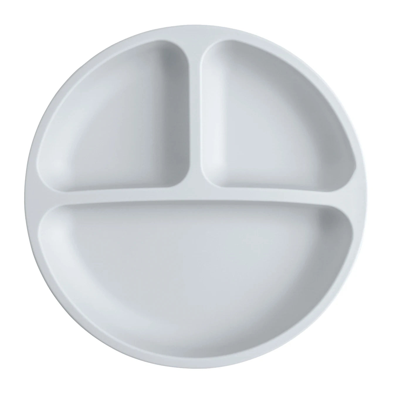 Anti-Flip Silicone Baby Plate with Suction Cup