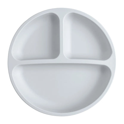 Anti-Flip Silicone Baby Plate with Suction Cup