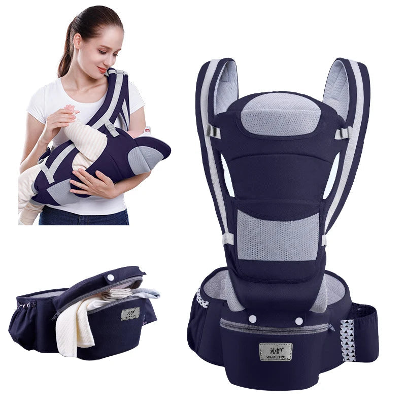 4-Way Ergonomic Baby Carrier and Backpack