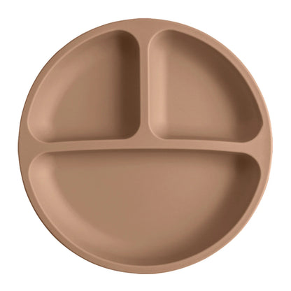 Anti-Flip Silicone Baby Plate with Suction Cup