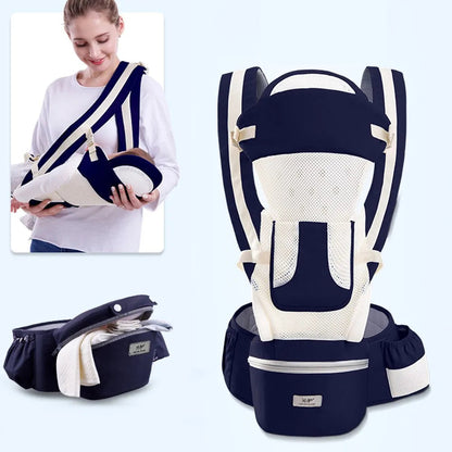 4-Way Ergonomic Baby Carrier and Backpack
