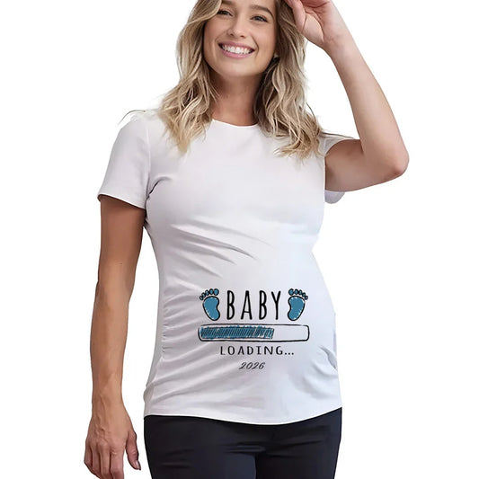 Baby Coming Soon 2026 Pregnancy Announcement T-Shirt - Maternity Tee for New Moms (Copy)