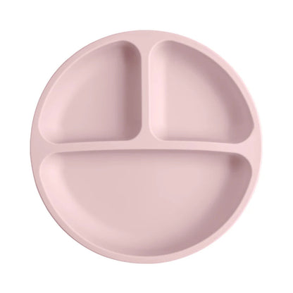 Anti-Flip Silicone Baby Plate with Suction Cup