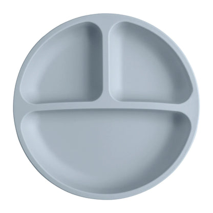 Anti-Flip Silicone Baby Plate with Suction Cup