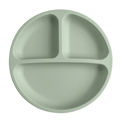 Anti-Flip Silicone Baby Plate with Suction Cup