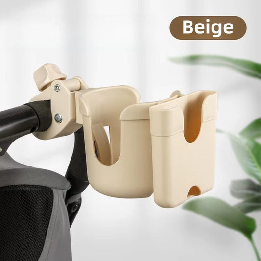 Universal Stroller Cup & Phone Holder - Beige