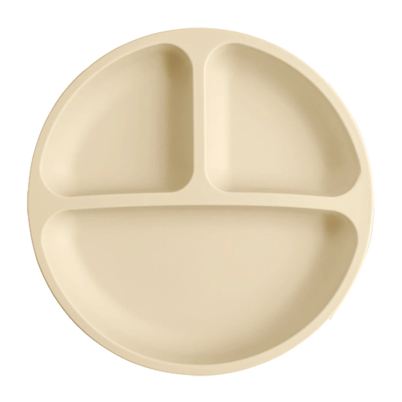 Anti-Flip Silicone Baby Plate with Suction Cup