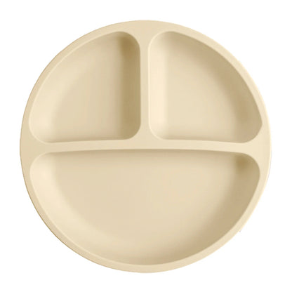 Anti-Flip Silicone Baby Plate with Suction Cup